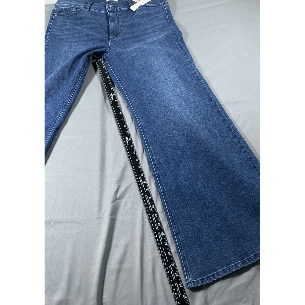 Sofia Jeans by Sofia Vergara Margot Wide Leg High Rise Dark Wash Denim Size 16 - Picture 4 of 12